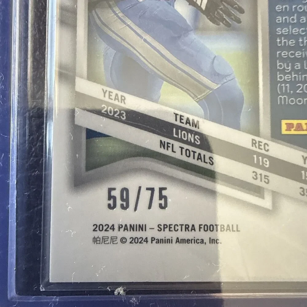 2024 Panini Spectra - Amon-Ra St. Brown #39 Hyper Prizm /75🔥🔥
